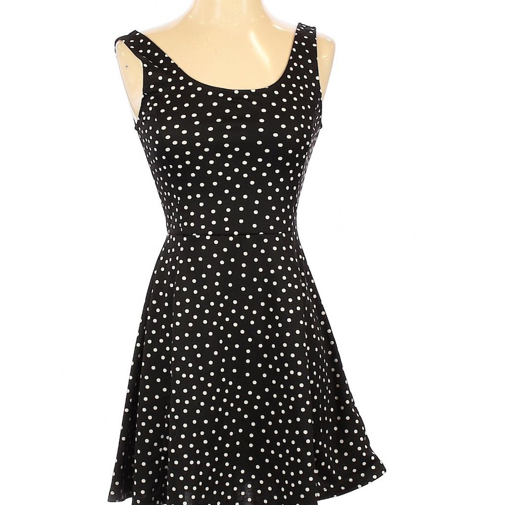 H&M Polka Dot Mini Dress Size 2